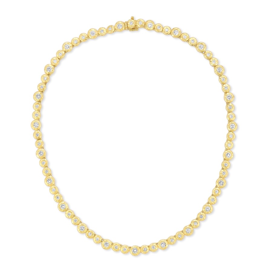 Necklaces Octavia Elizabeth | Nesting Gem Tennis Necklace - Diamond