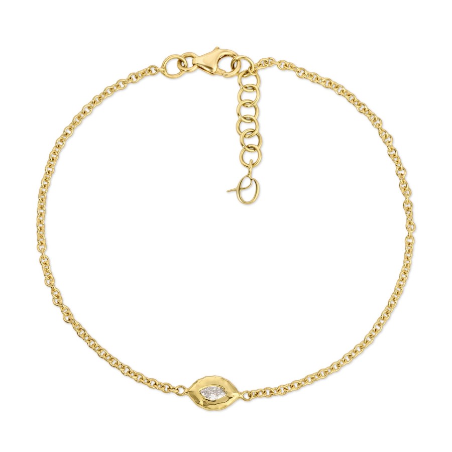 Bracelets & Cuffs Octavia Elizabeth | Nesting Gem Bracelet - Marquis Diamond