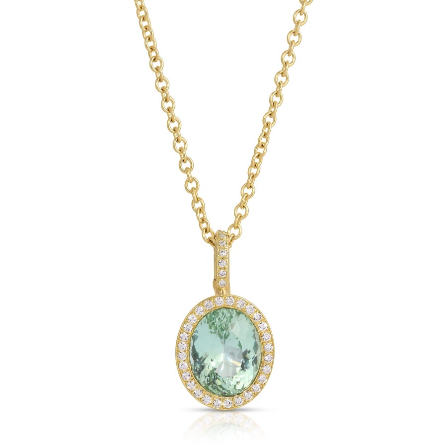 Necklaces Octavia Elizabeth | Mint Tourmaline Necklace