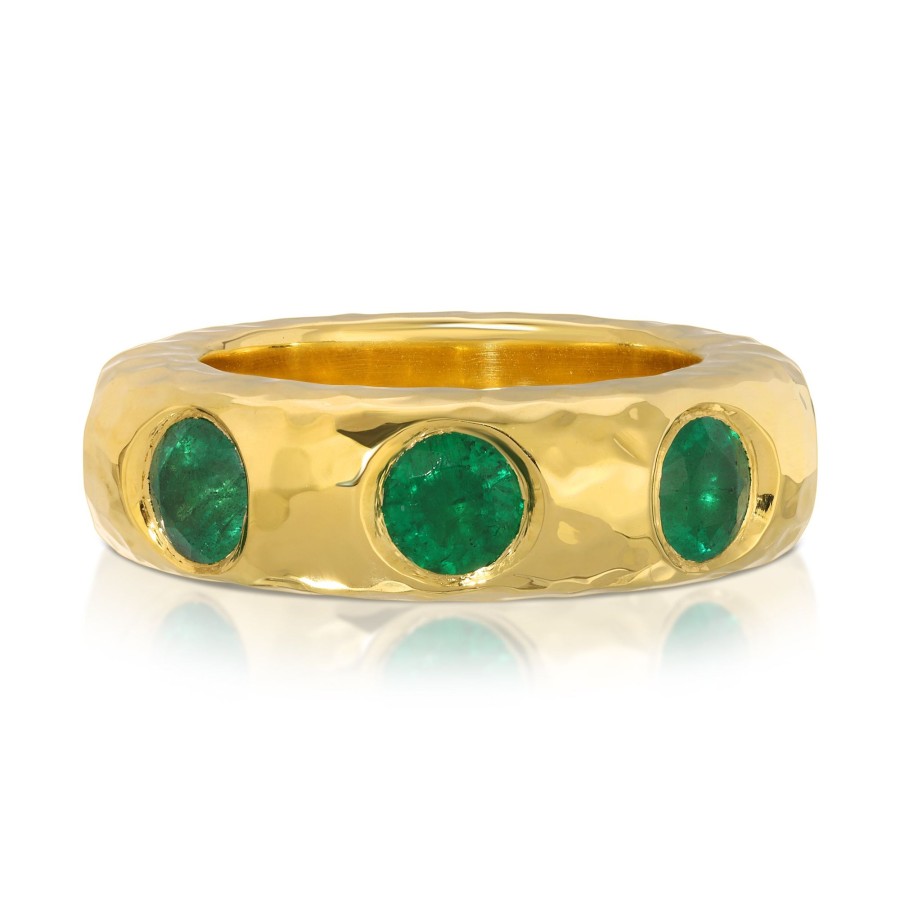 Rings Octavia Elizabeth | Jumbo Liberty Ring - Emerald