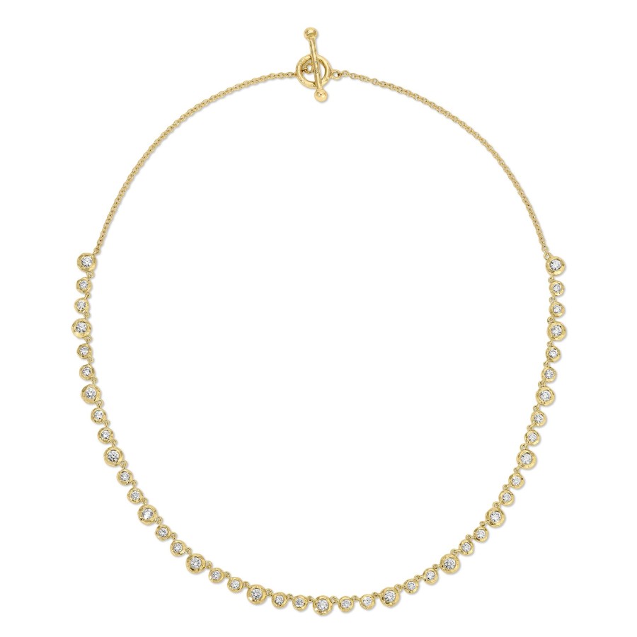 Necklaces Octavia Elizabeth | Demi Nesting Gem Tennis Necklace