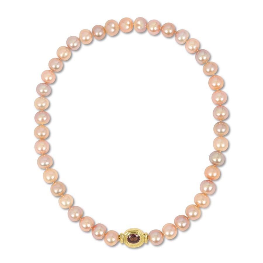 Necklaces Octavia Elizabeth | Pink Pearl & Spinel Necklace