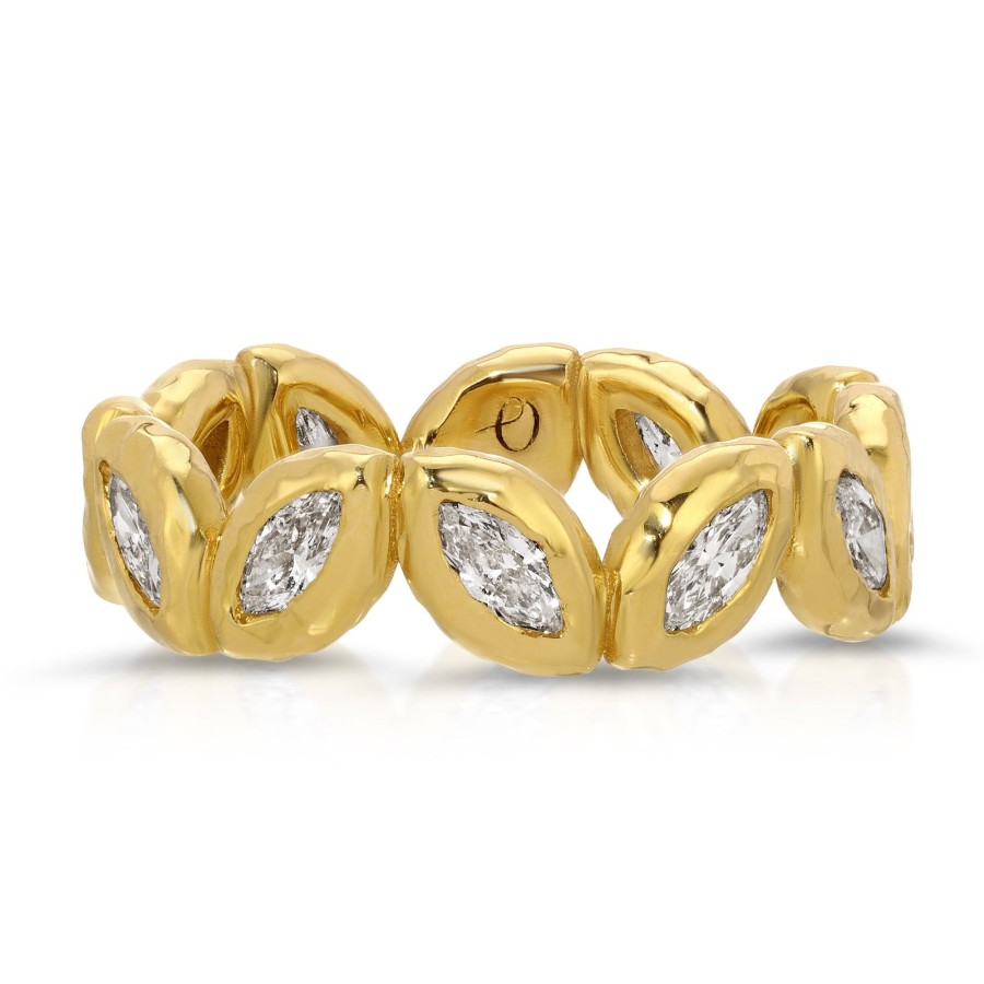 Rings Octavia Elizabeth | Nesting Gem Eternity Ring - Marquis - Diamond