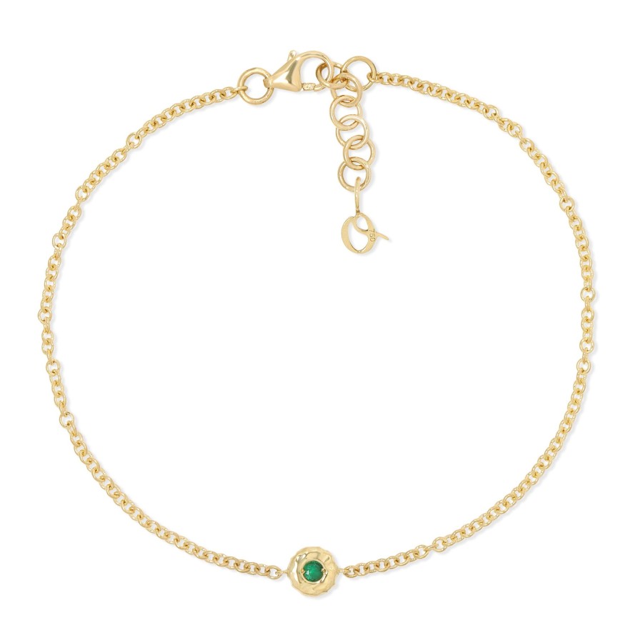 Bracelets & Cuffs Octavia Elizabeth | Nesting Gem Bracelet - Emerald