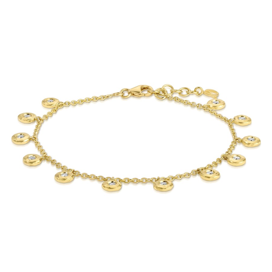 Anklets Octavia Elizabeth | Twelve Diamond Nesting Gem Anklet