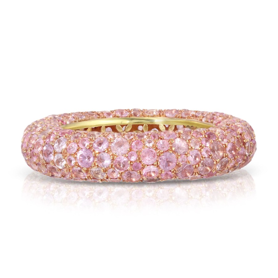 Rings Octavia Elizabeth | Blossom Bubble Ring - Pink Sapphire