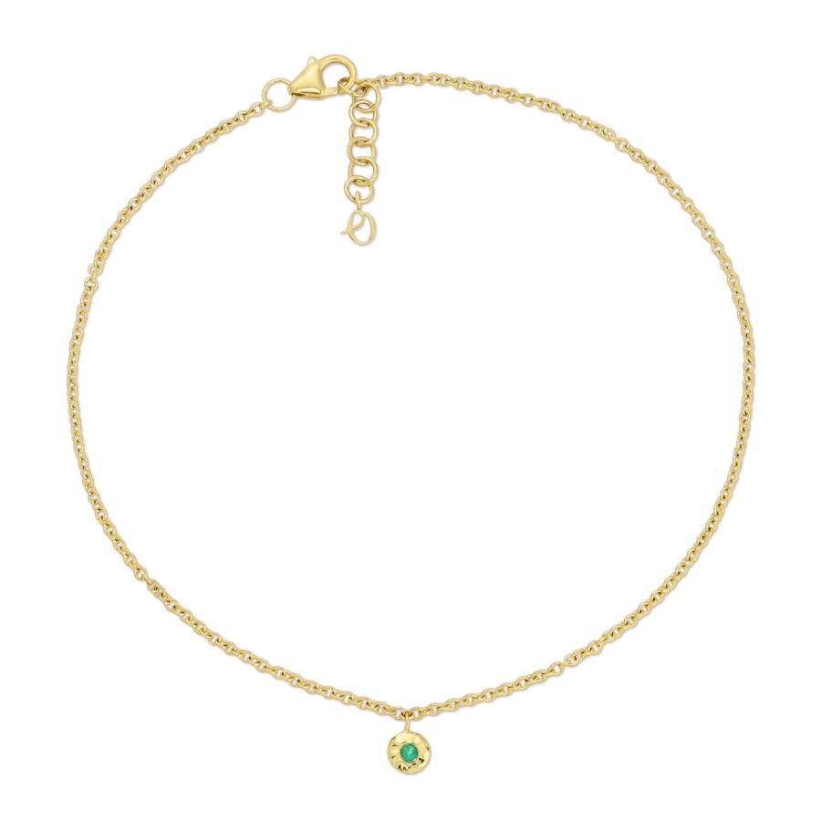 Anklets Octavia Elizabeth | Nesting Gem Anklet - Emerald