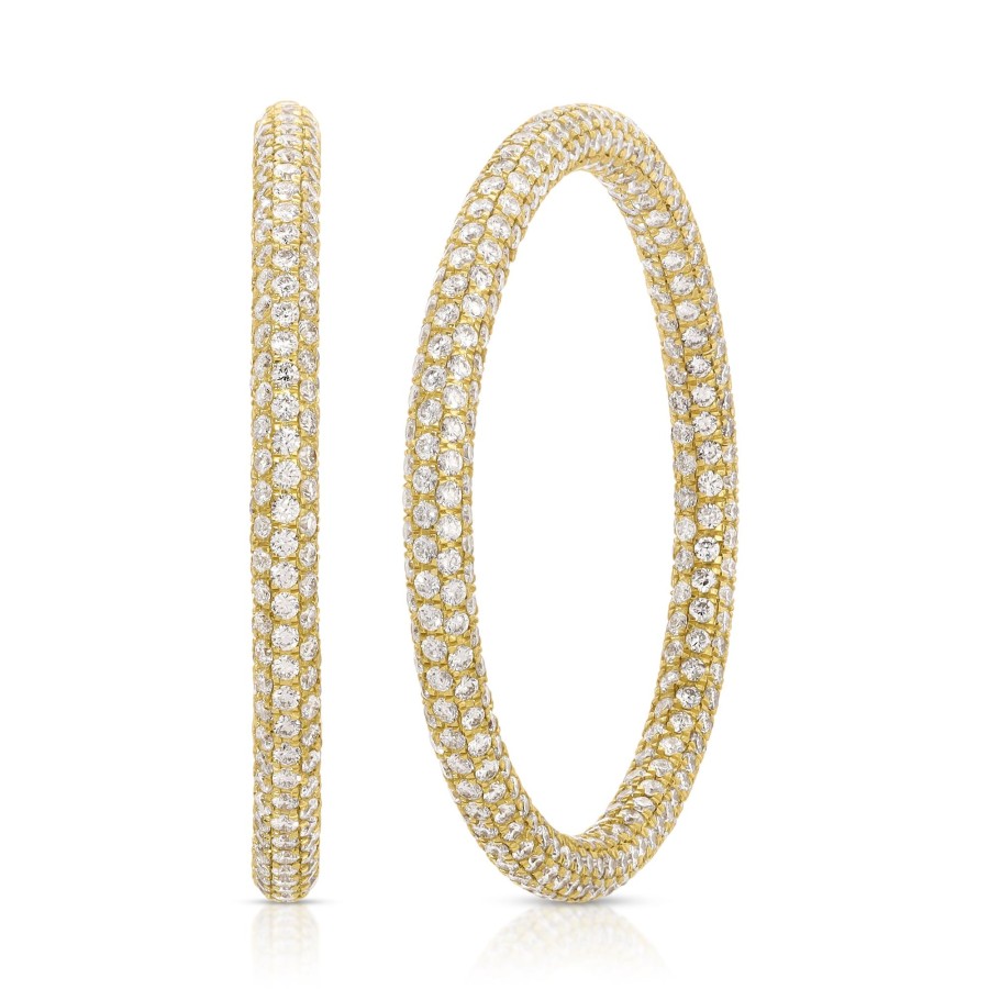 Earrings Octavia Elizabeth | Eternal Hoop - Diamond