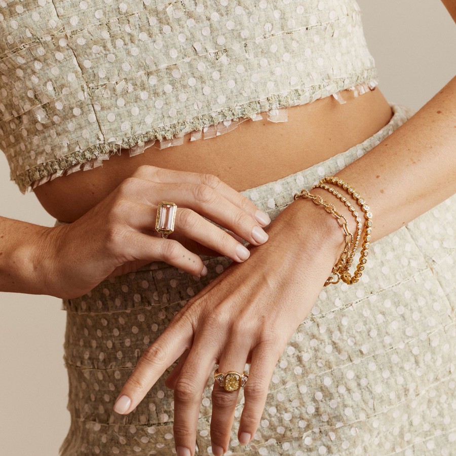 Bracelets & Cuffs Octavia Elizabeth | Imogen Chain Bracelet - Diamond