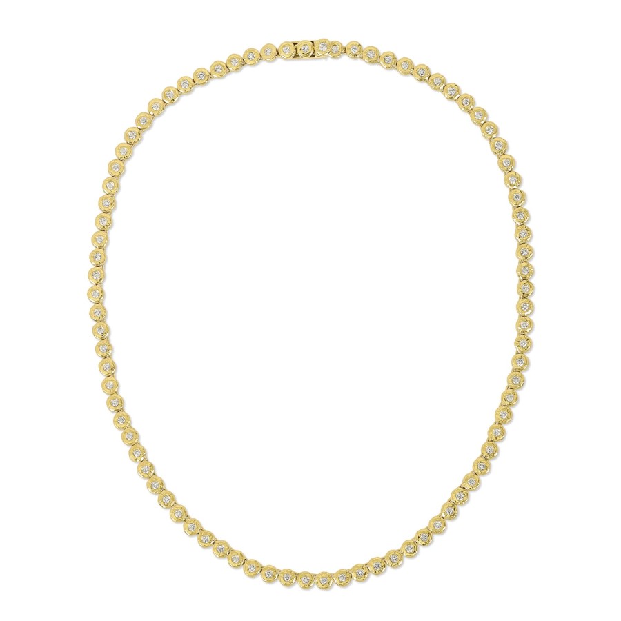 Necklaces Octavia Elizabeth | Blossom Tennis Necklace - Diamond